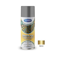 Эмаль  универсальная металлик, бронза 520мл VIXEN