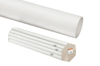 Труба гладкая ПВХ d 25 74м жесткая, белая TDM