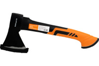 Топор 1000г, фибергласовая рукоятка 450 мм с резиновым покрытием (cталь 45 HRC 50-58) Bohrer