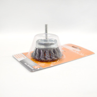 Корщетка чашеобразная витая жесткая для дрели 75мм толщ. проволоки 0,5мм Bohrer