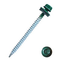 Саморез кровельный Daxmer 4,8*70 темно-зеленый RAL 6005 сверло №1