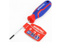 Отвертка PHILLIPS PH1х75мм CR-V WORKPRO