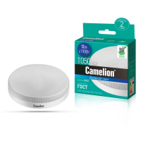 Лампа св/д Camelion GX53 220V 12W(120*) 6500K 6K матов. 26х74