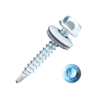 Саморез кровельный Daxmer 4,8*35 цинк сверло №1