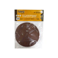 Круг абразивный без отв, 125*P180,Targ (5шт)