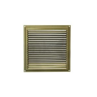 Решетка с сеткой 100х100 бронза