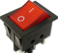 Кнопка-выкл СУ для эл/прибор YL-208-01 10А перекл клав на 2 пол (2з) IP54  TDM