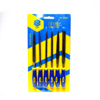 Набор надфилей 180мм, 6шт, двухкомпонентная рукоятка VOREL