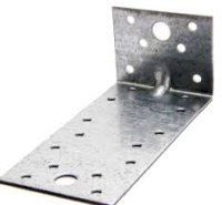 Уголок крепежный 50*90*55*2,0 мм усиленный оцинк.