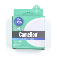 Лампа св/д Camelion GX53 220V 10W(890lm 120*) 6500K 6K матов. 26х74