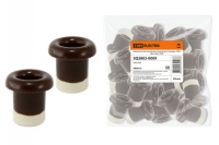 Изолятор проходной для ретро пр.коричн керамика d=12,5мм TDM