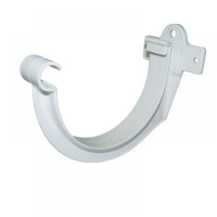Кронштейн желоба ПВХ Murol белый