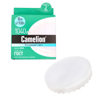 Лампа св/д Camelion GX53 220V 12W(1040lm 120*) 4500K 6K матов. 26х74