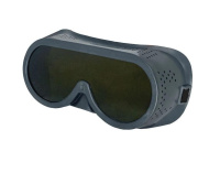 Очки газосварщика затемненные №5, прямая вентиляция, серый корпус Usp