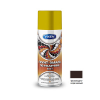 Грунт-эмаль  по ржавчине 4 в 1, шоколадно-коричневый (RAL 8017)  520мл VIXEN