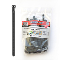 Стяжка многоразовая PRM 200х7.5 (50 шт.),черная