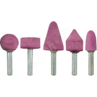 Шарошки абразивные 5шт большие для фигурных отверстий по металлу