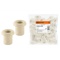 Изолятор проход для ретро пров. бел. керамика d=12,5мм TDM