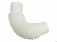 Отвод универсальный гибкий 80 Murol белый