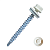 Саморез кровельный Daxmer 4,8*50 св.слоновая кость RAL 1015 сверло №1