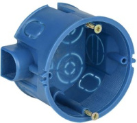 Коробка уст. d68x45 для твердых стен с саморезами и стык. узлами С3 IEK