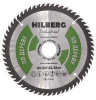 Диск пильный 190*30/20*60Т Industrial Дерево Hilberg