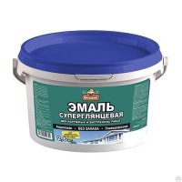 Эмаль Оптилюкс акриловая Суперглянцевая универсальная 2,6кг ведро