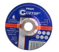 Круг шлифовальный 125x6x22,2мм металл Т27 CUTOP