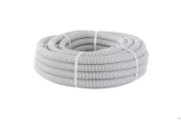 Труба гибкая 20мм с протяжкой серая (100м) Plast EKF