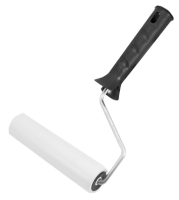 Валик д/прикатки обоев белый, пенополиуретановый 150 мм, ручка 6 мм