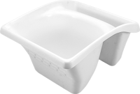 Ковш для краски 1,2л 22х18х12 мм, желтый