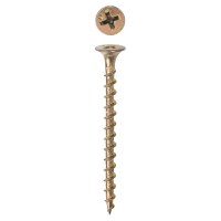 Саморез СГД желтый цинк усиленный 4,2х75 Daxmer