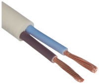 Провод ПВС 2х2,5 100м(ГОСТ) (ККЗ Калужский Кабельный завод) соединит. белый медн. выс. гибк.