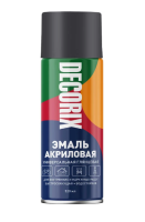 Эмаль акриловая универсальная графитовый серый глянцевый 520 мл DECORIX
