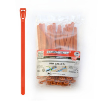 Стяжка многоразовая PRM 120х7.5 (50 шт.),оранжевая