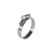 Хомут червячный из нерж.стали 180-200 w2