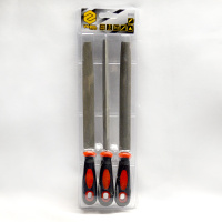 Нобор напильников 200мм, 3шт: квадратный, полукруглый, трехгранный Vorel