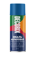 Эмаль акриловая универсальная синий глянцевый 520 мл DECORIX