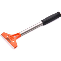 Скребок малярный 100мм, металлическая обрезиненная ручка T4P