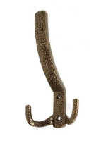 Крючок-вешалка №11 пол.бронза