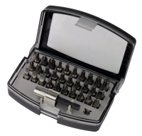 Набор бит SL/PH/PZ/Hex/Tx 30 шт и битодержатель в кейсе Felo
