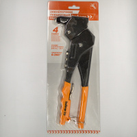 Заклёпочник 265 мм поворотный 0-360 градусов ( 2,4; 3,2; 4,0; 4,8) обрезиненные рукоятки Bohrer