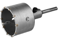 Коронка по бетону с державкой SDS-Plus, 80 мм 