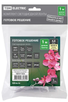 Комплект св/д ленты SMD2835-60Led/m-12V-4.8W/m-IP20-3000К 1м 6W TDM