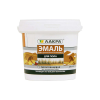 Эмаль акрил. д/пола Лакра Зол.-корич. 0,9кг Л-С