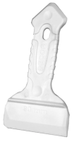 Шпатель двусторонний резин ручка 80 мм DECOR