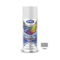 Эмаль  универсальная  серый (RAL 7040)  520мл VIXEN