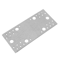 Пластина крепежная 210*90*2,0мм, оцинк.