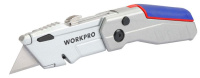 Нож складной металлический 4-х позиционный WORKPRO