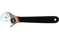 Ключ разводной 300 мм сталь 45 обрезиненная ручка Bohrer